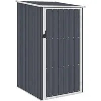 vidaXL Gerätehaus ohne Boden - Anthrazit, 87x98x159cm - Gerätehäuser aus verzinktem Stahl, wartungsarm und langlebig, ideal für die sichere Aufbewahrung von Werkzeugen und Gartengeräten, schützt vor Witterungseinflüssen.