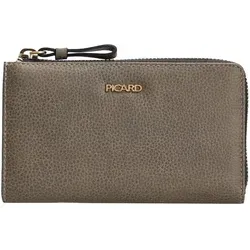 Picard Calico 1 Geldbörse 10cc 16 cm (taupe) - Elegante Portemonnaie aus hochwertigem Rindsleder, leicht und ideal für den Alltag. Mit 10 Kreditkartenfächern und sicherem Reißverschluss-Münzfach.