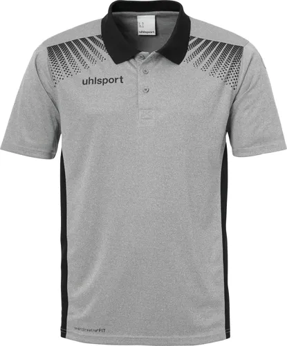 uhlsport GOAL POLO SHIRT dark grey melange/schwarz M