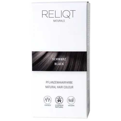 Reliqt Naturals Pflanzenhaarfarbe Schwarz   100 g