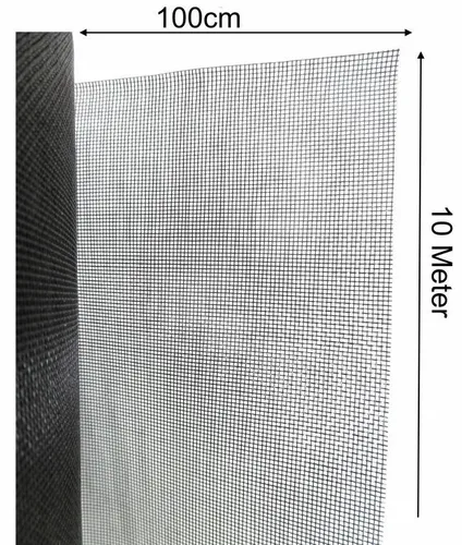 Mückenschutz Fliegennetz Insektengaze Mückengitter aus Fiberglas 100cm x 10m