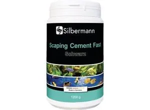 Silbermann Scaper's Cement FAST - farbig - 1.2 kg in schwarz von Silbermann