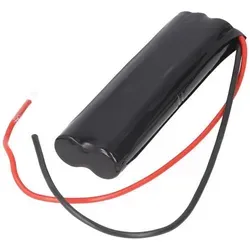 Notleuchtenakku NiMH 4,8V 1500mAh L2x2 Mignon AA mit 200mm Kabel