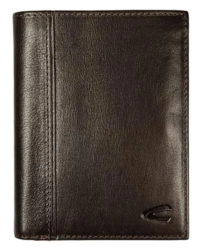 camel active High Form Wallet Geldbörse aus echtem Leder mit RFID-Blocker - Elegante Geldbörse mit RFID-Blocker: 8 Kartenfächer, 2 Geldscheinfächer und 1 Münzfach. Maße geschlossen: 9,5 x 13 cm. Hochwertiges Leder sorgt für Langlebigkeit und Stil im Alltag.