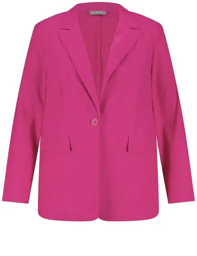 Samoon Jackenblazer lila Größe 50 von Samoon