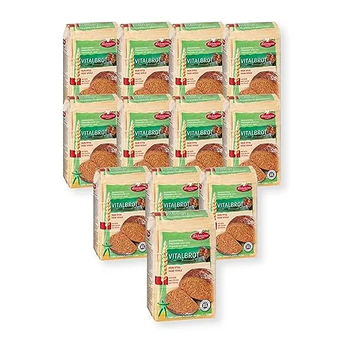 BIELMEIER 12 KG KÜCHENMEISTER Brotbackmischung Vital-Brot a 1 KG Frießinger Mühle