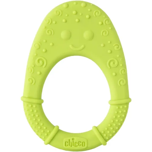 Chicco Super Soft Avocado Beißring 2 m+ 1 St. in grün von Chicco