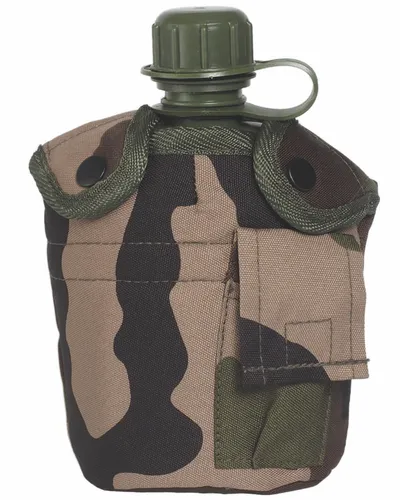 US Feldflasche Kst mit Becher+Hülle, Outdoor, Camping, Army, Military -NEU-