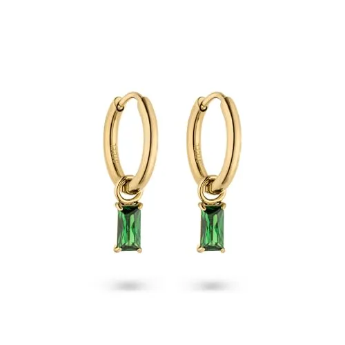 s.Oliver Ohrring - Elegante Creolen aus poliertem Edelstahl - gold - wasserfest & hautfreundlich