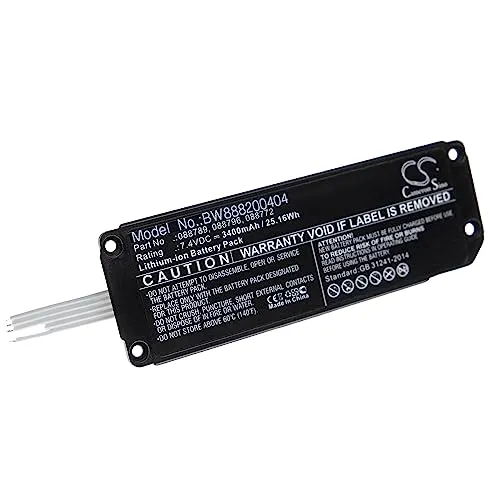 vhbw Akku kompatibel mit Bose SoundLink Mini 2 Lautsprecher Boxen Speaker (3400 mAh, 7,4 V, Li-Ion)