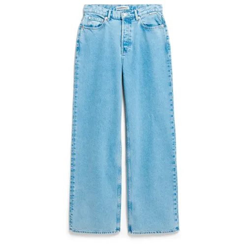 ARMEDANGELS Enijaa Relaxed Fit Jeans Damen Baumwolle blau, 30-32 - Jeans in trendiger Weitpassform aus elastischem Denim für außergewöhnlichen Tragekomfort, perfekt kombinierbar mit schlichten T-Shirts.