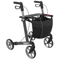 Rehasense Leichtgewicht-Rollator Server Komfort | Belastbar bis 150 kg