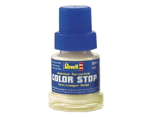 Revell 39801 - Color Stop Abdecklack, 30ml, ideal für präzise Modellbau-Projekte und einfache Anwendung für 14+