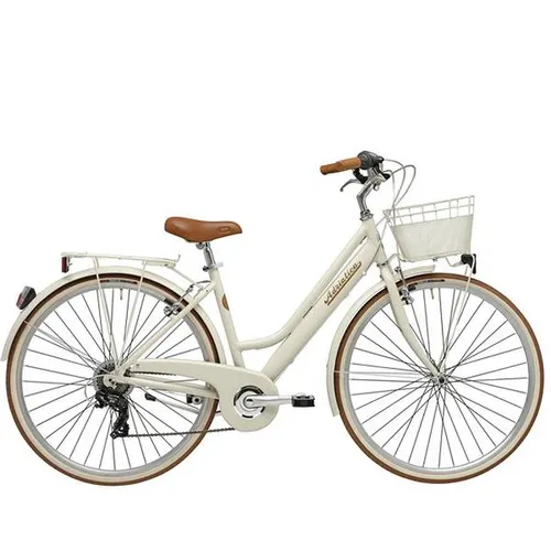 Adriatica Cityrad RETRO Lady 28 Zoll - 6-Gang Shimano Kettenschaltung, elegantes Design für stilvolles Fahren in der Stadt, ideal für Damen ab 10 Jahren