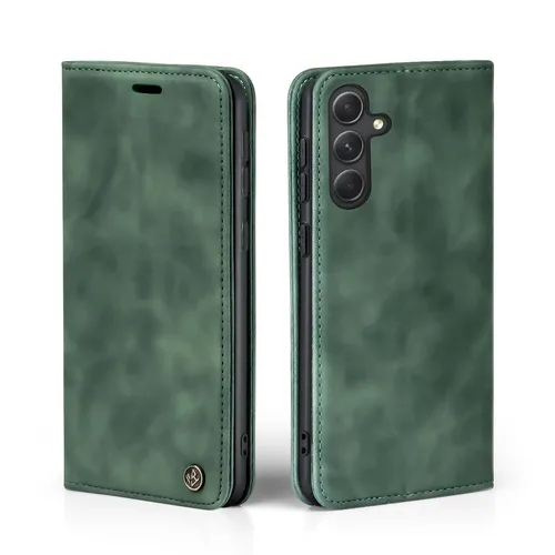 Produktbild Hülle für Samsung Galaxy A55 5G Handytasche Klapphülle Handyhülle Cover Grün