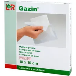 GAZIN Mullkomp.10x10 cm steril 8fach 10 St