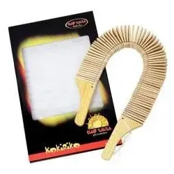 Gewa Club Salsa F835221 Kokiriko - Percussion Instrument mit Kordel Klangplatten aus Eiche, ergonomisch geformten Griffen für eine bequeme Handhabung, ideal für kreative Musiksessions.