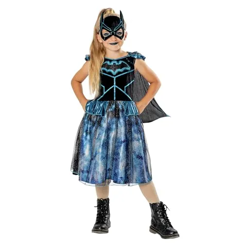 Rubie‘s Official DC Bat-Tech Batgirl-Kinder-Kostüm, Superhelden-Kostüm für Kinder, Größe M 5-6 Jahre Halloween