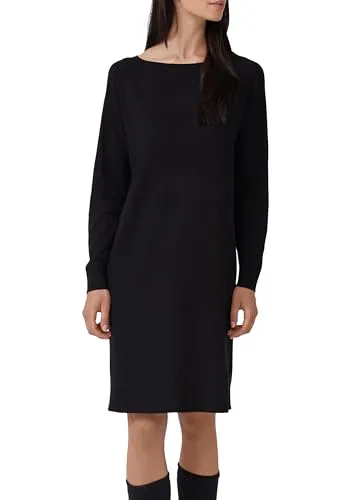s.Oliver Strickkleid mit U-Boot-Ausschnitt - Strickkleid für Damen, atmungsaktiv und komfortabel, ideal für legere und elegante Outfits, perfekt kombinierbar mit Bolero oder Blazer.