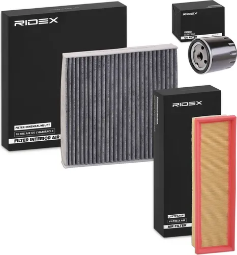 RIDEX Filterset Inspektionspaket Filtersatz passend für PEUGEOT PARTNER Combispace (5F) PARTNER Kasten (5) für CITROËN SAXO (S0, S1)