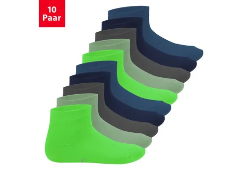 Footstar Kurzsocken EVERYDAY! 10 Paar Kinder Quarter Socken Kurzsocken