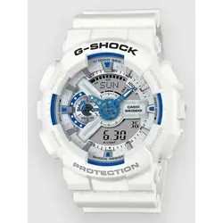 G-SHOCK GA-110HDS-7A by CASIO | Robuste Uhr in Weiß/Blau - Chronographen, extrem robust und stoßfest, ideal für Sport und Freizeit, vereint Toughness mit angesagtem Streetstyle.