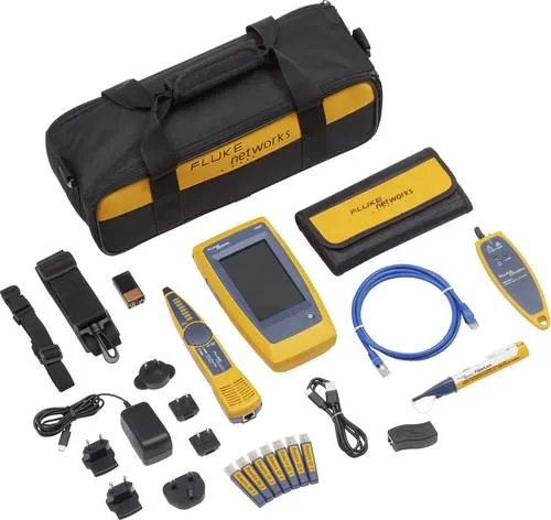 Fluke Networks LinkIQ Kit mit Fiber VFL - Präzises LinkIQ Kit für effiziente Netzwerkanalyse, inklusive Live Fiber Detector für zuverlässige Ergebnisse in der Kommunikationstechnik.
