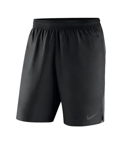 Nike Performance Dry Referee Short Shorts Herren - Trainingsbekleidung für Fußball, atmungsaktive Shorts in Schwarz mit praktischem Taschen-Design für Referees.
