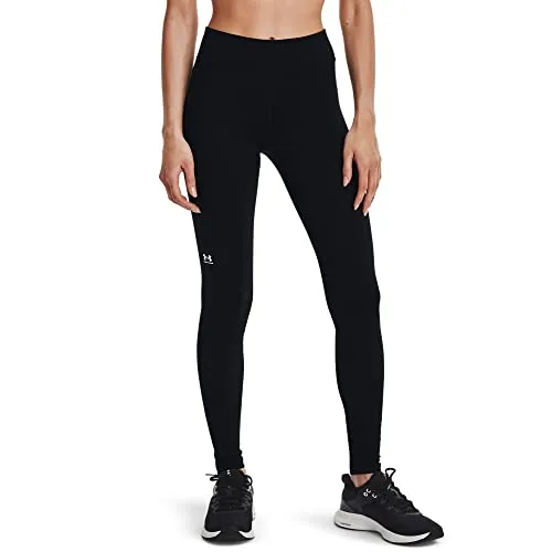 Under Armour Damen UA Authentics Legging - Warme Winter-Laufhose für Frauen - Fitnesshosen mit Anti-Geruchs-Technologie und 4-Way-Stretchmaterial für optimale Bewegungsfreiheit und Komfort beim Lauf- und Wintersporttraining.