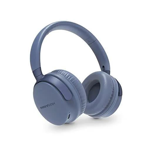 Energy Sistem Style 3 Denim Kabellose Kopfhörer - Kopfhörer mit Bluetooth® 5.1, tiefem Bass und 25 Stunden Akkulaufzeit für ein unvergleichliches Hörerlebnis. Faltbares Design für einfache Aufbewahrung und ideal für unterwegs.