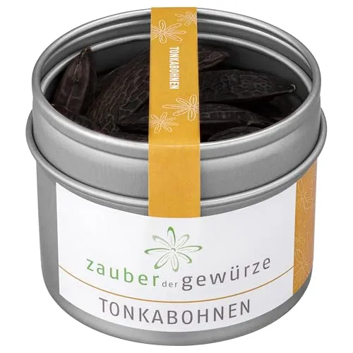 Tonkabohnen - Aromatische Gourmet-Küche - Kräuter & Gewürze, ideal für Desserts mit vanilliger Note und einem Hauch von Amaretto, perfekt für kreative Küchenchefs.