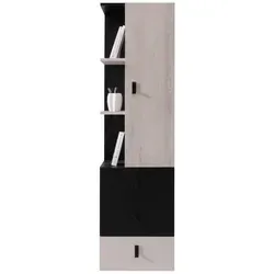 Regal aus Eiche mit 3 Schubladen, 45x160x40 cm - Elegantes Regal für Ihr Wohnzimmer, ausgestattet mit 3 praktischen Schubladen. Ideal zur stilvollen Aufbewahrung von Büchern und Dekoration. Einfacher Selbstaufbau mit Montageanleitung.