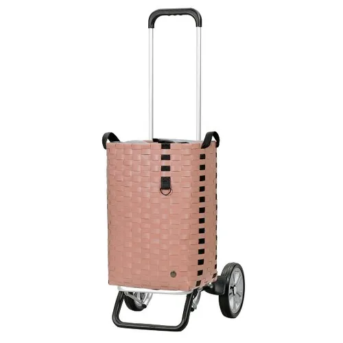 Andersen Einkaufsshopper Alu Star Shopper mit Tasche Silja - Einkaufsshopper mit leichtem Aluminium-Fahrgestell, stufenlos höhenverstellbar und bis 40 kg tragfähig. Ideal für komfortables Einkaufen und Ausflüge.