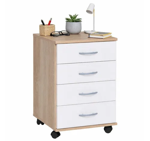 bv-vertrieb Rollcontainer Rollcontainer 4 Schubladen Schubcontainer Bürocontainer Büroschrank