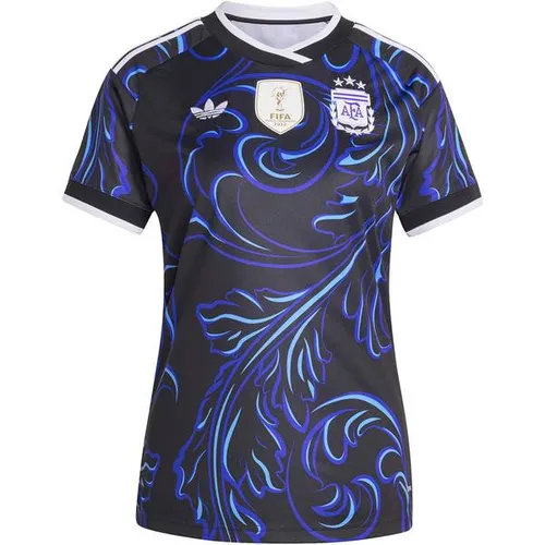 ADIDAS Damen Trikot Argentinien 26 Auswärts - Stylisches Auswärtstrikot für Damen mit inspirierendem Design. Der reguläre Schnitt und Climacool-Technologie sorgen für hohen Tragekomfort und optimale Feuchtigkeitsregulierung - ideal für Fans und aktive Freizeitgestaltung.
