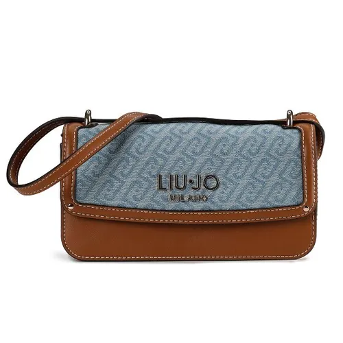 Liu Jo Evrim Umhängetasche S 22 cm blau - Stylische Damen-Umhängetasche von Liu Jo mit praktischem Steckverschluss. Hergestellt aus robustem Polyester, ideal für den Alltag. Individuell verstellbarer Umhängeriemen für optimalen Tragekomfort.