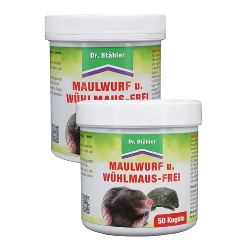 Dr. Stähler Maulwurf- und Wühlmausfrei 100 Kugeln