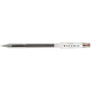 PILOT G-TEC-C Gelschreiber 0.4 mm, Schreibfarbe: Braun BL-GC4-BN