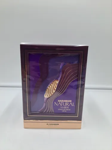 Al Haramain Natural Amber Damenparfüm 100 ml - Elegantes Damenparfüm mit verführerischen Duftnoten von Mandarine, Orangenblüte und Sandelholz. Ein vielseitiger Begleiter für jeden Anlass, der frische und blumige Eleganz vereint.