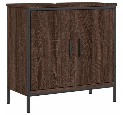 vidaXL Badezimmerspiegelschrank 60x30x60 cm in Braun Eichen-Optik
