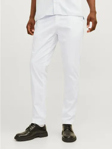 Jack & Jones Herren Chino Hose JPSTMARCO JJBOWIE - Wanderhosen mit Stretch für idealen Tragekomfort. Raffinierte Slim-Fit-Hose mit konischer Beinform, perfekt für aktive Tage.