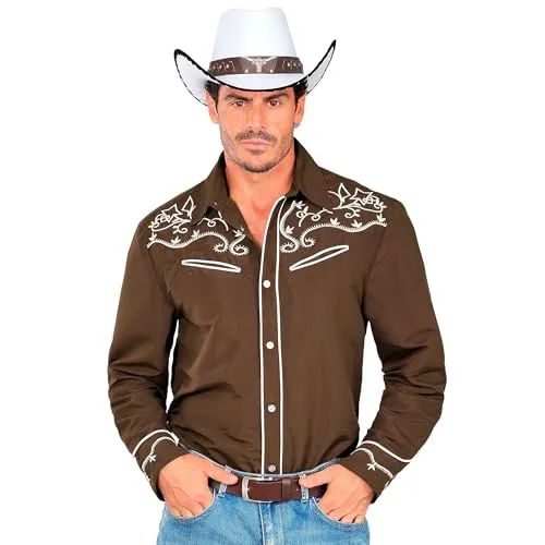 Widmann S.r.l. Cowboy Hemd Herren braun