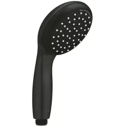 Grohe Vitalio Start Handbrause 279462430 - Handbrause in Schwarz matt mit 2 Strahlarten, GROHE Water Saving Technologie und ShockProof Silikonring für zusätzlichen Schutz. Ideal für ein modernes Badezimmer.