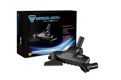 Wessel 10.9 070-300 Staubsaugerdüsen Performance Set 3-teilig, bestehend aus einer Boden-/Polster Düse, Saugpinsel mit Universaladapter