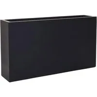 VIVANNO Pflanzkübel ELEMENTO SLIM - Anthrazit Matt, 90x20x50 cm - Eleganter Fiberglas Pflanzkübel in Anthrazit Matt, ideal als Raumteiler mit 85 l Fassungsvermögen, perfekt für moderne Gärten und Balkone.