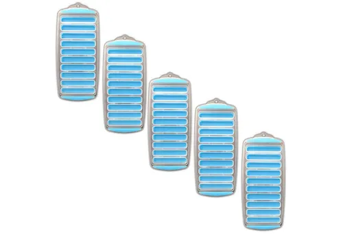 HAC24 Eiswürfelform Stickeiswürfel Form Silikon Eiswürfelbehälter Eiswürfelform, (Set 5-tlg), für je 10 Eisstäbe