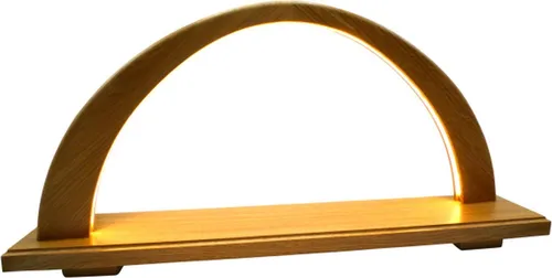 Schwibbogen LED-Beleuchtung mit Fernbedienung Leerbogen natur BxHxT 59x30x11cm NEU