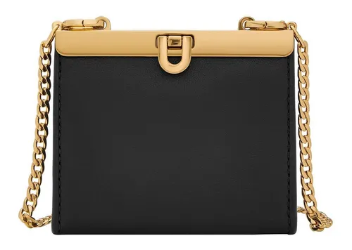 Fossil Penrose Handtasche aus Leder, Baumwolle oder Polyester für Damen - Umhängetasche aus weichem Rindsleder, mit abnehmbarem Kettentrageriemen und nachhaltigem Futter aus 100% recyceltem Polyester. Ideal für stilbewusste Frauen!