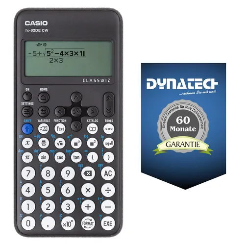 Taschenrechner Casio FX DE CW wissenschaftlicher Rechner+CalcCase Schutztasche