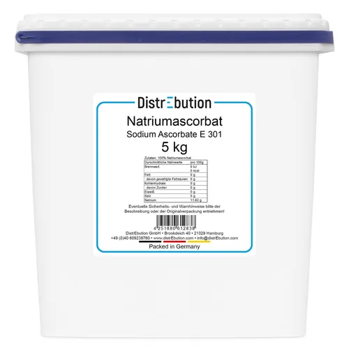 Natrium Ascorbat 5 kg Antioxidationsmittel Pulver, Sodium Ascorbate, Vitamin C